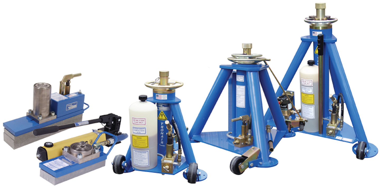 Hydraulic Tripod and Axle Jacks From Tronair Inc. Aviation Pros