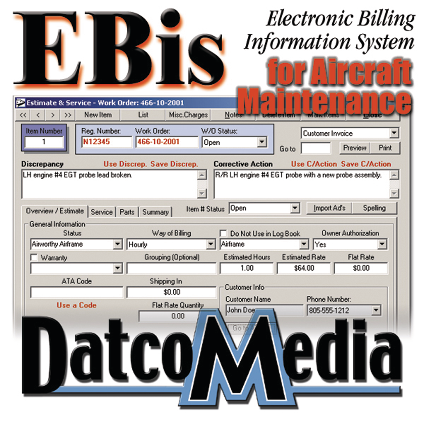Datcomedia Ebis Software From Datcomedia A Tronair Company Aviation Pros