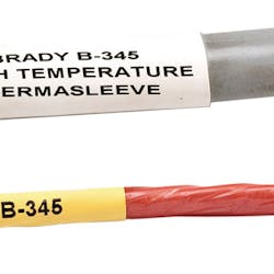High temperature cable labels