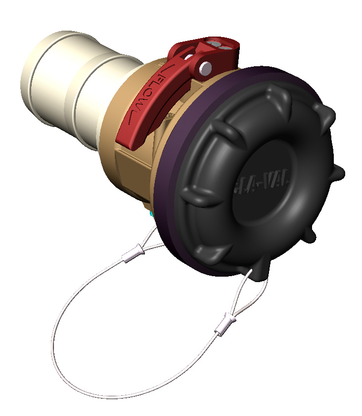 207919 2 Inch Sexless Coupling With Hose Barb