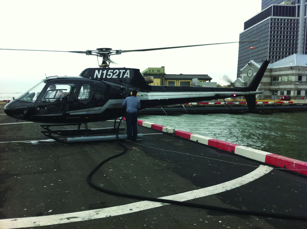 Location of the fuel system and associated components presented a challenge, as did the hose reels.