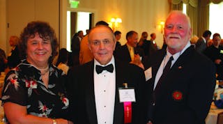 JoAnn and Sandy Hill of Master Instructors with Hendershot at the Colorado Aviation Hall of Fame awards. Photo by Ronald Donner.