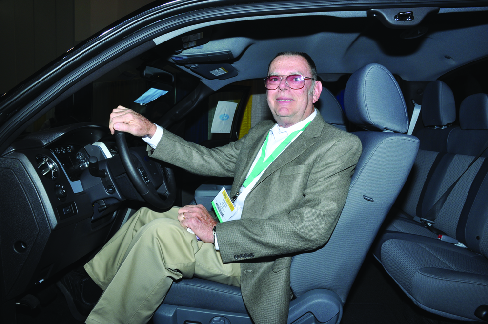 A popular event at this year&rsquo;s Cygnus Aviation Expo was the giveaway of a new Ford F-150 pickup. Shown is the winner of the first-ever giveaway: Cordell LaBrier, president of Ideal Aviation, Inc. of the St. Louis Downtown Airport.