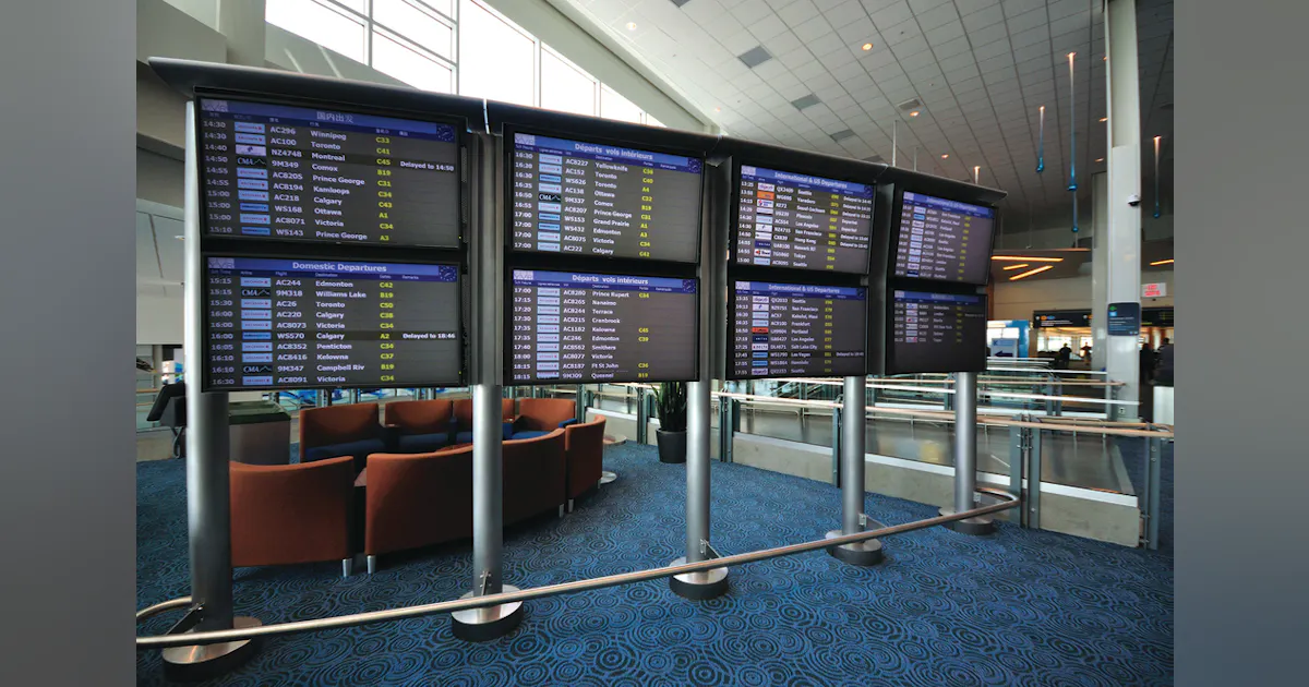 Omnivex Digital Signage Software Expands to FIDS at YVR | Aviation Pros