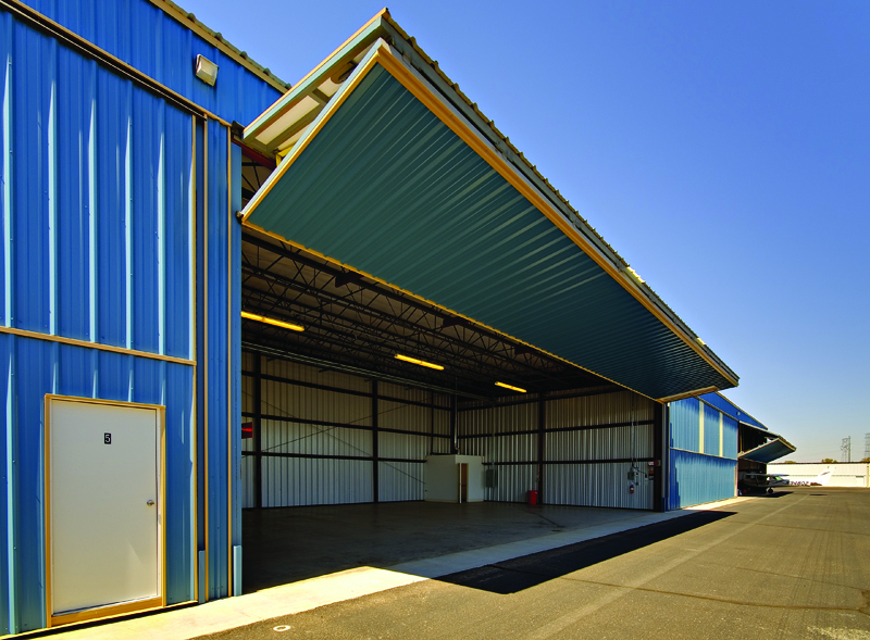 Bifold Doors With 'Lift Straps' Aviation Pros