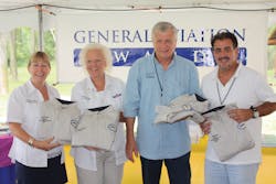 The 2011 General Aviation Award winners with jackets from AMTSociety. Photo courtesy of Ronald Donner. The 2011 General Aviation Award winners with jackets from AMTSociety. Photo courtesy of Ronald Donner.
