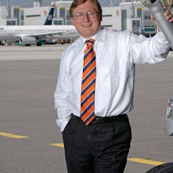 Dr. Michael Kerkloh, chairman of the board of Flughafen Munchen GmbH, Munich Airport&apos;s managing agency.