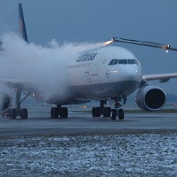 EFM, Munich Airport&apos;s deicing service, deiced a total of 11,637 aircraft during the winter season of 2010/2011. More than 93 percent of the deicing was done at the airport&apos;s remote deicing pads.