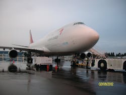 Matheson Flight Extenders won its first international contract last year to provide ground handling service to Asiana Airlines three weekly cargo flights at Portland, OR. Matheson Flight Extenders won its first international contract last year to provide ground handling service to Asiana Airlines three weekly cargo flights at Portland, OR.