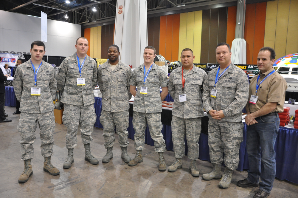 U.S. Air Force, Charleston Team 1, the Aces of Maintenance, won third place in the Military category at AMTSociety Maintenance Skills Competition in March.