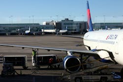 Delta spent $11.8 billion on jet fuel in 2011, about 36 percent of its operating expenses, up from 13 percent in 2000. An airline analyst said each penny in savings on a gallon of fuel translates into $40 million for Delta's bottom line. Delta spent $11.8 billion on jet fuel in 2011, about 36 percent of its operating expenses, up from 13 percent in 2000. An airline analyst said each penny in savings on a gallon of fuel translates into $40 million for Delta's bottom line.