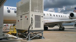 This 20-ton Point-Of-Use PCA Unit can be mounted in various ways on a passenger bridge, but also can be installed on a stand or cart.