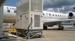 This 20-ton Point-Of-Use PCA Unit can be mounted in various ways on a passenger bridge, but also can be installed on a stand or cart. This 20-ton Point-Of-Use PCA Unit can be mounted in various ways on a passenger bridge, but also can be installed on a stand or cart.