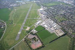 Aerial Photo Cambridge Airport Aerial View
