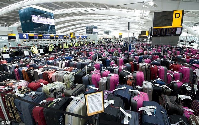 Around 80 percent of all visitors expected to attend the London games will pass through Heathrow. On Aug. 13 &ndash; the day after the closing ceremony &ndash; an extra 30,000 people and 50,000 bags will pass through the airport