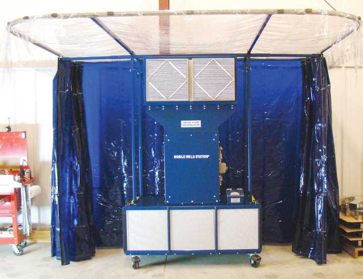 Mobile Weld Station Portable Welding Booth Aviation Pros