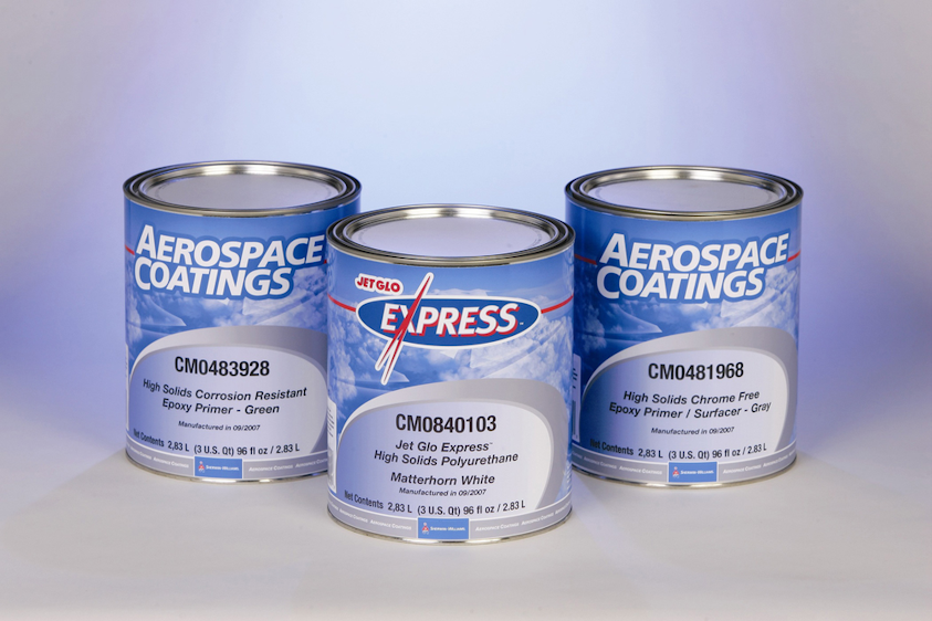 SherwinWilliams Aerospace Jet Glo Express Achieves Fifth Complete