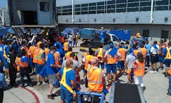 The Transport Workers Union, which represents 8,400 Southwest ground support employees, says Southwest wants to outsource 20 percent of its ground support staff. The airlines says both sides are still currently in negotiations and no outsourcing plan is set. The Transport Workers Union, which represents 8,400 Southwest ground support employees, says Southwest wants to outsource 20 percent of its ground support staff. The airlines says both sides are still currently in negotiations and no outsourcing plan is set.