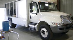 Premier's plant is farther north than even the well-known 'frozen tundra' of Green Bay, WI, giving it a suitably harsh testing ground for its finished trucks. Premier's plant is farther north than even the well-known 'frozen tundra' of Green Bay, WI, giving it a suitably harsh testing ground for its finished trucks.