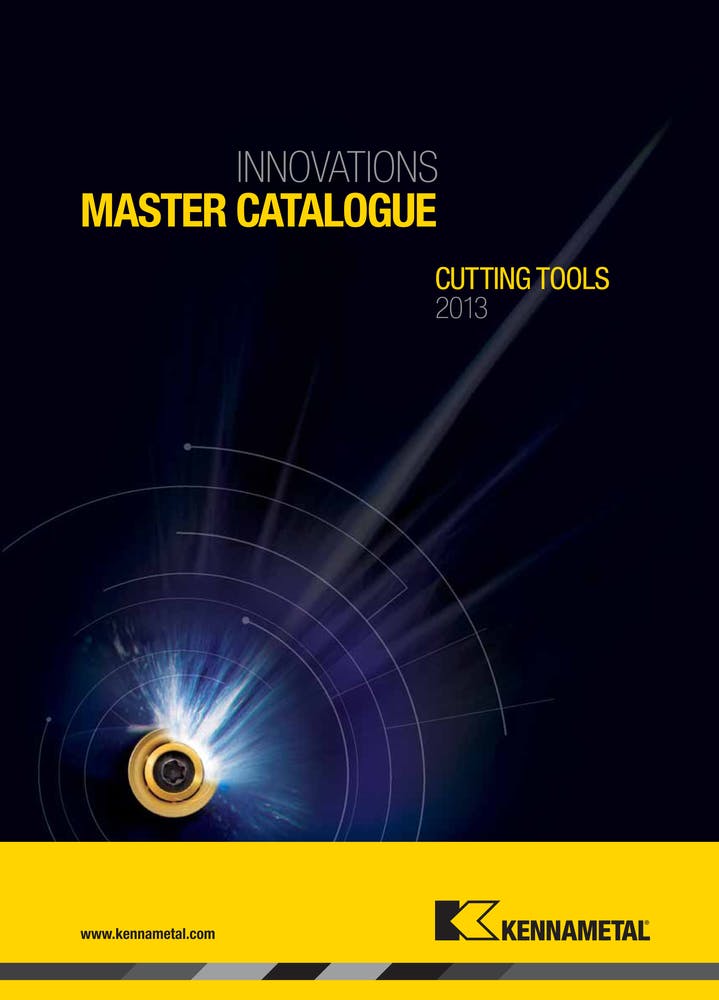 Kennametal Master Catalog 2013 10739167
