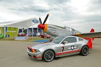 James Slattery of San Diego, CA, was the winning bidder of the Ford Red Tails Mustang.