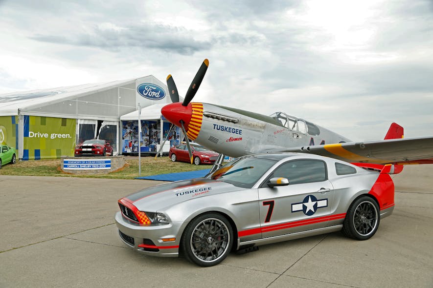 James Slattery of San Diego, CA, was the winning bidder of the Ford Red Tails Mustang.