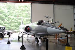 New England Air Museum&rsquo;s newly restored F-104C Starfighter.