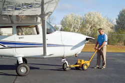The 701 is able to haul a 4,500-pound aircraft from hangar to ramp with relative ease. The 701 is able to haul a 4,500-pound aircraft from hangar to ramp with relative ease.