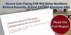 Sequestration – triggered in 141 days unless Congress acts this year to repeal or delay it – would also have a devastating impact on the Next Generation Air Traffic Control System, delaying system implementation by a decade or more. Sequestration – triggered in 141 days unless Congress acts this year to repeal or delay it – would also have a devastating impact on the Next Generation Air Traffic Control System, delaying system implementation by a decade or more.