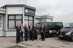 (L to R) Richard Beale, Operations, Weston Aviation, Chris Harcombe, Aviation Development Manager, Peel Airports, Steve Gill, Airport Director, Nick Weston, MD Weston Aviation, Becky Carver, GM Weston Aviation, Stuart Graseley, Station Manager, Weston Aviation (L to R) Richard Beale, Operations, Weston Aviation, Chris Harcombe, Aviation Development Manager, Peel Airports, Steve Gill, Airport Director, Nick Weston, MD Weston Aviation, Becky Carver, GM Weston Aviation, Stuart Graseley, Station Manager, Weston Aviation