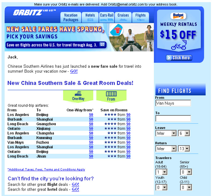 While admitting that Orbitz did, in fact, post the fees online, the DOT took issue with where the notice was placed.
