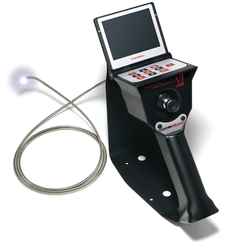 Portable video borescope From RF System Lab Aviation Pros