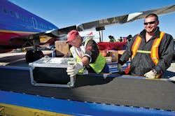 Southwest Airlines&apos; Cargo Companion device can monitor shipments not only in the air, but on the ground and right up to delivery.