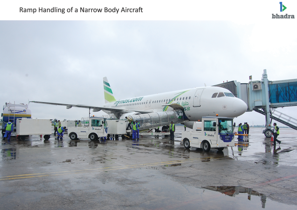 Indian aviation officials have been suspended for awarding Bhadra International with contracts for ground handling with airlines at seven airports in Chennai, Kolkata, Calicut, Coimbatore, Trivandrum, Trichy and Mangalore.