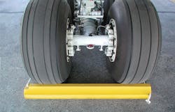 When chocks are left behind it indicates a rushed or sloppy (or, even worse, rushed and sloppy) operation. When chocks are left behind it indicates a rushed or sloppy (or, even worse, rushed and sloppy) operation.