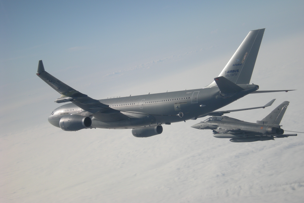 Selectively Strippable coatings system was developed by PPG Industries&rsquo; (NYSE:PPG) aerospace coatings group for Airbus Military A330 Multi-Role Tanker Transport jets ordered by the U.K. Royal Air Force under the Future Strategic Transport Aircraft (FSTA) program that provides application, performance and maintenance benefits. PPG Aerospace designed a &ldquo;green&rdquo; system that is expected to shorten the strip-and-repaint cycle by up to two days. With PPG selectively-strippable systems, the topcoat and intermediate coat are removed, and the primer is left intact during repainting. The aircraft is washed, and the intermediate coat and topcoat are reapplied. (Photos by QinetiQ / Airbus Military)