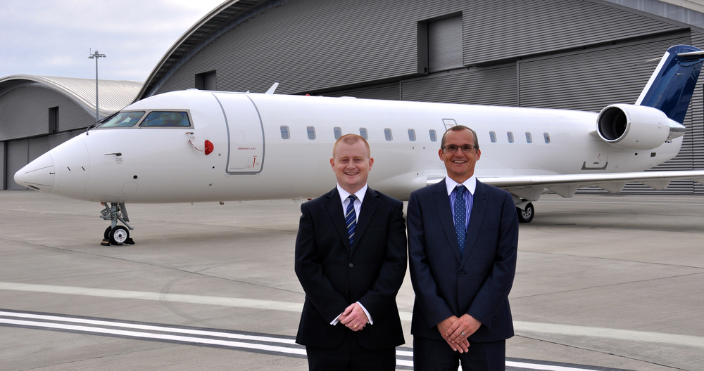 Left to right: Tom Wells, General Manager and Paul Cremer, Commercial Manager, Gama Aviation. Both will be in Moscow this week.