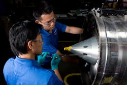 Asia Pacific, Latin America and Africa have all exhibited significant growth during the past few years. BBA Aviation Engine Repair and Overhaul (ERO) continues to expand its global sales and service team with the recent personnel additions in Asia Pacific and Africa and plans to expand its facility in Brazil. (Pictured) Engine service technicians at Dallas Airmotive’s Singapore Regional Turbine Center work on reassembly of a TFE731 turbofan engine. Asia Pacific, Latin America and Africa have all exhibited significant growth during the past few years. BBA Aviation Engine Repair and Overhaul (ERO) continues to expand its global sales and service team with the recent personnel additions in Asia Pacific and Africa and plans to expand its facility in Brazil. (Pictured) Engine service technicians at Dallas Airmotive’s Singapore Regional Turbine Center work on reassembly of a TFE731 turbofan engine.