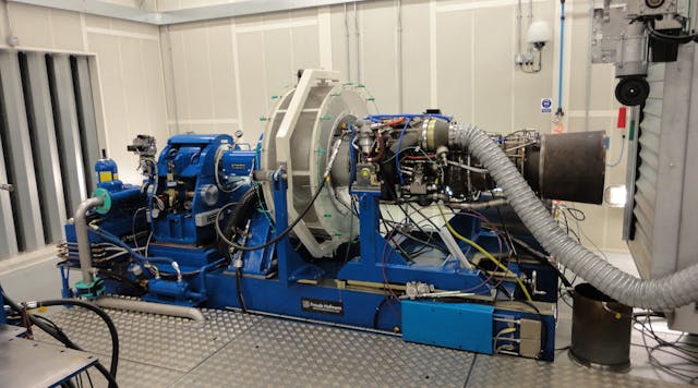 H+S Aviation, a BBA Aviation Engine Repair and Overhaul (ERO) company, has added the new generation General Electric CT7-8 series turboshaft engine to its FAA and EASA 145 approvals list. Pictured is H+S Aviation&rsquo;s OEM fully-correlated test cell for the engine. The CT7-8 is currently in production for Sikorsky S-92 and AgustaWestland AW101 multi-engine helicopters. H+S Aviation has been GE approved on various models of the CT7/T700 series since 1984. During that time, the company has processed more than 2,500 of this engine model type through its facility.