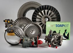 International Turbine Service (ITS), a BBA Aviation Engine Repair and Overhaul (ERO) company, has expanded its service offering with the inclusion of SOAP Kits from Jet-Care®. ITS is a major provider of new and serviceable engine spare parts and exchange items for business and general aviation turbine aircraft. SOAP Kits are required for TFE731 operators and available for a broad range of turboprop and fanjet engines used in business and general aviation. International Turbine Service (ITS), a BBA Aviation Engine Repair and Overhaul (ERO) company, has expanded its service offering with the inclusion of SOAP Kits from Jet-Care®. ITS is a major provider of new and serviceable engine spare parts and exchange items for business and general aviation turbine aircraft. SOAP Kits are required for TFE731 operators and available for a broad range of turboprop and fanjet engines used in business and general aviation.