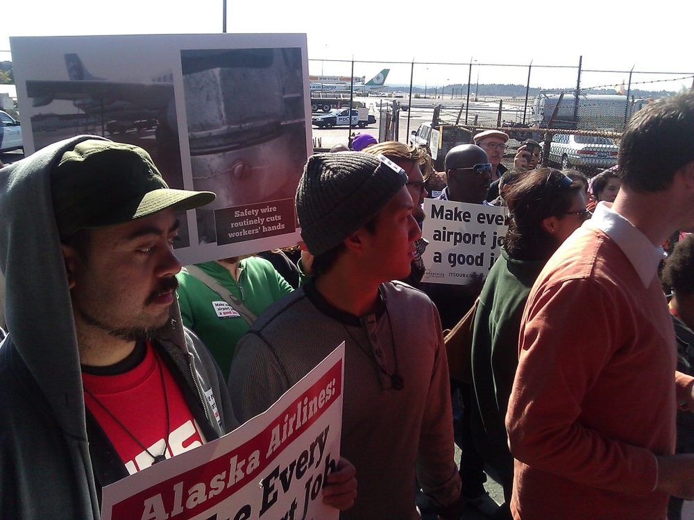 Fuelers threatened to strike in support of Alex Popescu, an ASIG fueler who workers say was suspended because he advocated for safety improvements. ASIG claims he was fired after screaming obscenities at supervisors.