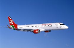Kenya Airways Embraer E190 10812727 Kenya Airways Embraer E190 10812727