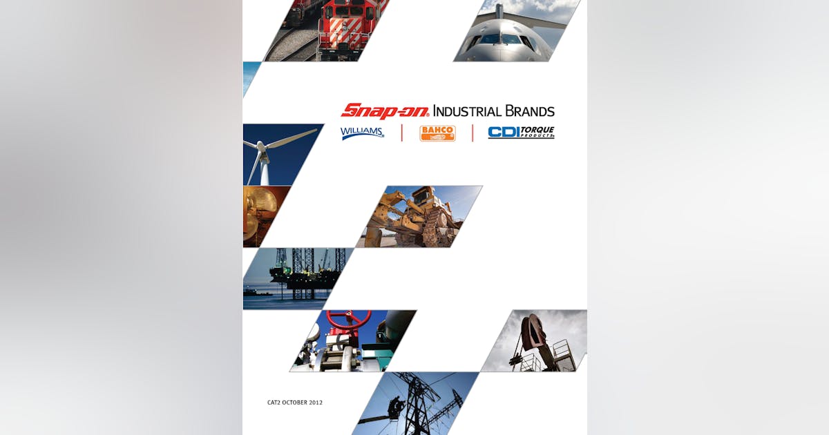 New Snapon Industrial Brands Catalog Contains 15 More Tools