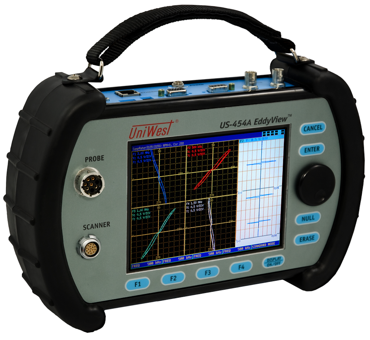 UniWest Brings the Only 4Frequency Eddy Current Portable Instrument