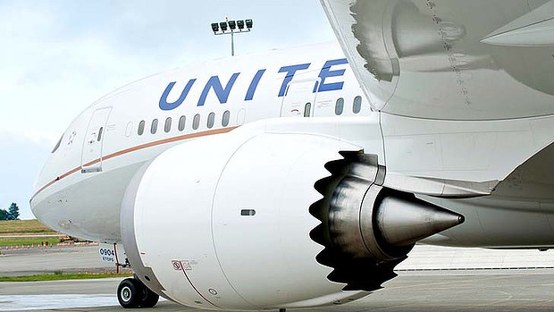 Art United Airlines Dreamliner 10836215