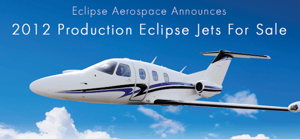 Eclipse Rolls Out Two New Jets Aviation Pros