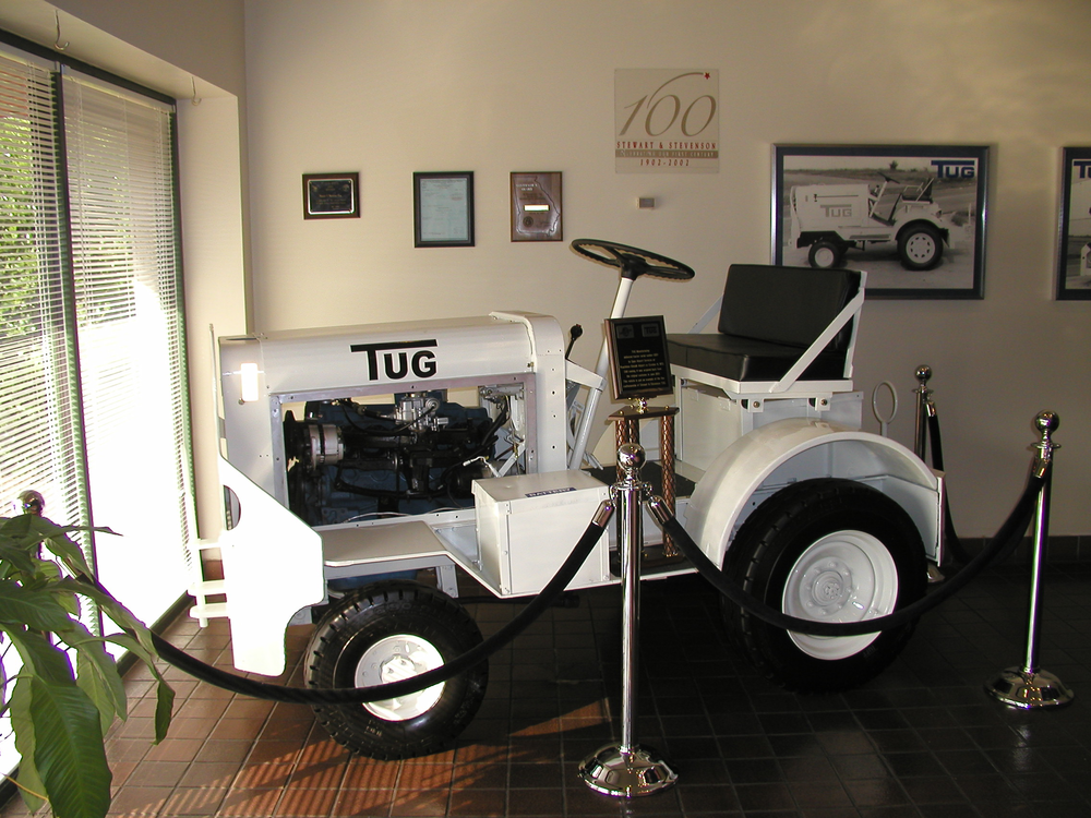 Here's a picture of the first tug to come off the Tug Technologies' assembly line, refurbished and on display at the Musuem of Commercial Aviation. Have any old GSE pictures? Send them to steve.smith@aviationpros.com