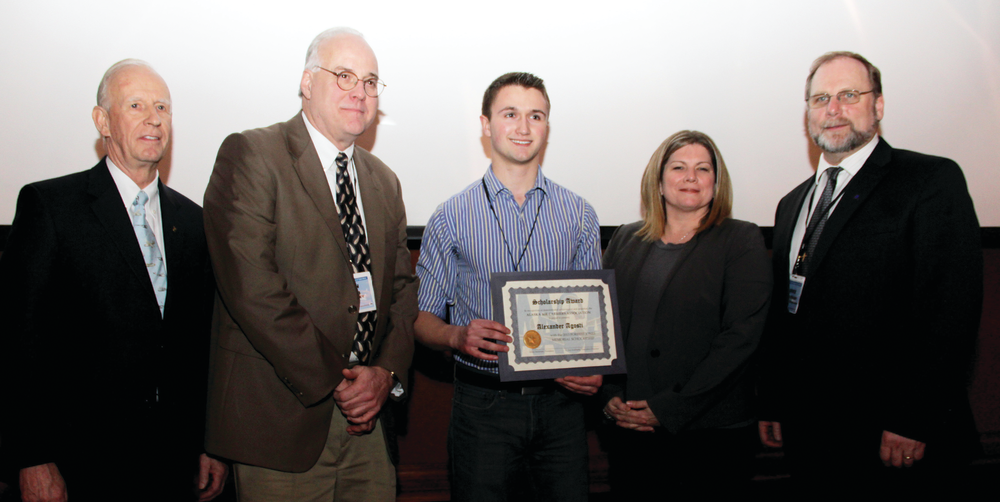 Pictured, from left to right: Robert Lewis, Regional Administrator for the Federal Aviation Administration&rsquo;s Alaskan Region; King, Agosti, Yellig, and Mike Stedman, President of the Alaska Air Carriers Association.