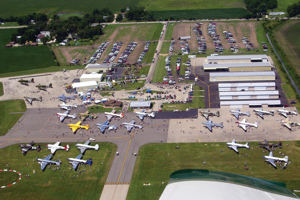 Douglas DC-3 '75th Anniversary' reunion on July 25, 2010 at Whiteside County Airport, (KSQI), Illinois.
