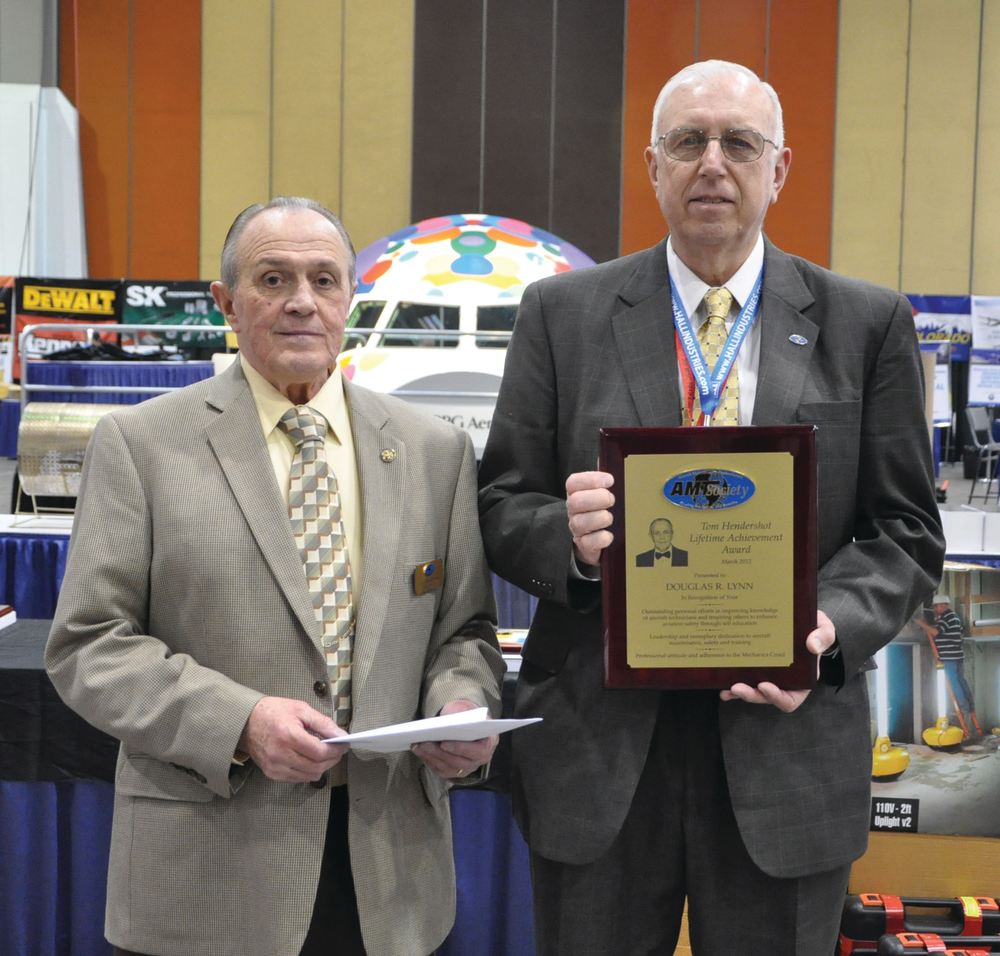 2012 Thomas E. Hendershot Lifetime Achievement Award winner: Douglas Lynn.